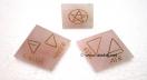 Rose Quartz 5 Element Pyramid Set